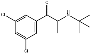 2-(tert-ButylaMino)-3',5'-chloropropiophenone hydrochloride Structure