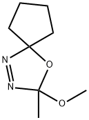 4-Oxa-1,2-diazaspiro[4.4]non-1-ene,3-methoxy-3-methyl-(9CI) Struktur