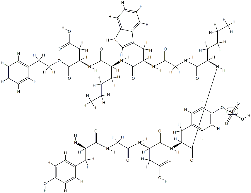 cholecystokinin (26-32), Tyr-Gly-Nle(28,31) phenethyl ester-|D-TYR-GLY-[(NLE28,31,TRP30)CCK-26-32]-PHENETHYL ESTER