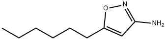 3-Isoxazolamine,5-hexyl-(9CI) 化学構造式