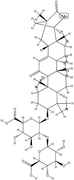 甘草皂苷E2, 119417-96-8, 结构式