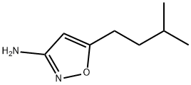 3-Isoxazolamine,5-(3-methylbutyl)-(9CI),119422-04-7,结构式