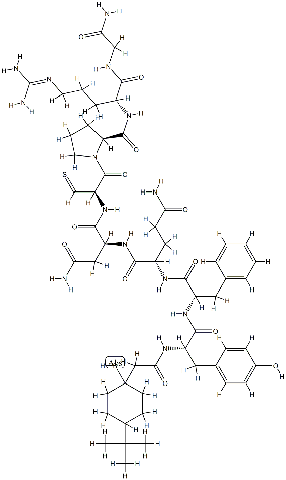 119617-72-0 argipressin, (4-tert-butyl-1-mercaptocyclohexaneacetic acid)(1)-