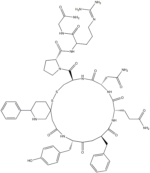 119617-73-1 argipressin, (1-mercapto-4-phenylcyclohexaneacetic acid)(1)-