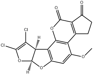 aflatoxin B1-8,9-dichloride Structure