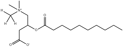 Decanoyl N-(methyl-D3)3-carnitine,119766-69-7,结构式