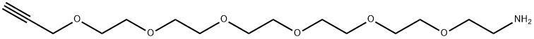 丙炔基-六聚乙二醇-氨基,1198080-04-4,结构式