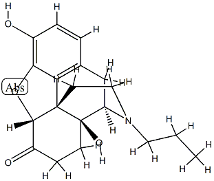 N-propyl-noroxymorphone Struktur