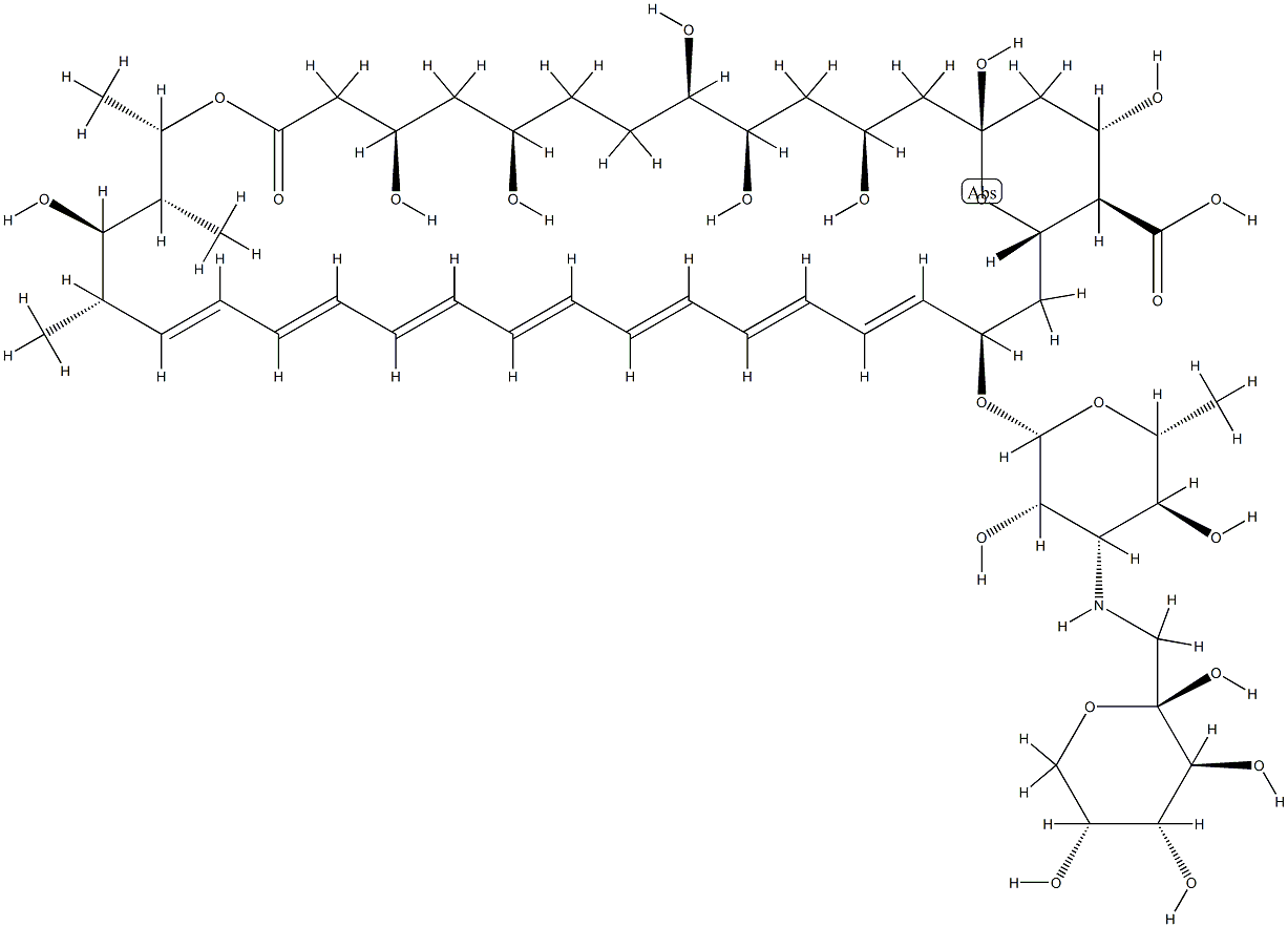 N-(1-deoxyfructosyl)amphotericin B Struktur