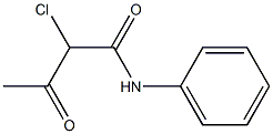 3-Oxy-2-chlorobutanoic acid anylide Structure