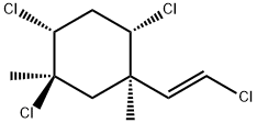 2β,4β,5α-Trichloro-1α-[(E)-2-chloroethenyl]-1,5-dimethylcyclohexane|