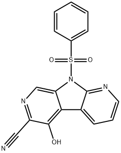 5-羟基-9-(苯磺酰基)-9H-吡咯并[2,3-B:5,4-C