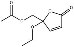 2(5H)-Furanone,5-[(acetyloxy)methyl]-5-ethoxy-(9CI) 结构式