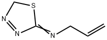 -delta-3-1,3,4-Thiadiazoline,  2-(allylimino)-  (6CI) Struktur