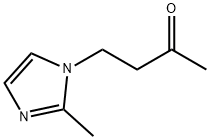4-(2-甲基-1H-咪唑-1-基)丁烷-2-酮, 120216-60-6, 结构式