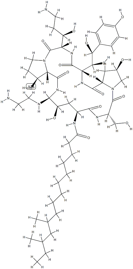 Caspofungin IMpurity A 化学構造式