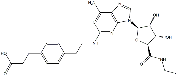 120225-54-9 2-[[4-(3-オキソ-3-ヒドロキシプロピル)フェネチル]アミノ]-5'-デオキシ-5'-オキソ-5'-(エチルアミノ)アデノシン