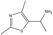 5-Thiazolemethanamine,  -alpha-,2,4-trimethyl- Struktur
