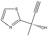 (S)-2-(thiazol-2-yl)but-3-yn-2-ol(WXC05189) 化学構造式