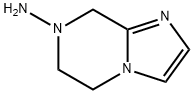 5,6-Dihydro-8H-imidazo[1,2-a]pyrazin-7-ylamine 结构式