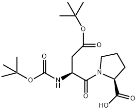 Boc-Asp(OtBu)-Pro-OH Structure