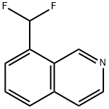 8-(Difluoromethyl)isoquinoline Struktur