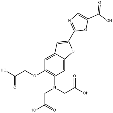 120551-15-7 2-(2-(5-carboxy)oxazole)-5-hydroxy-6-aminobenzofuran-N,N,O-triacetic acid