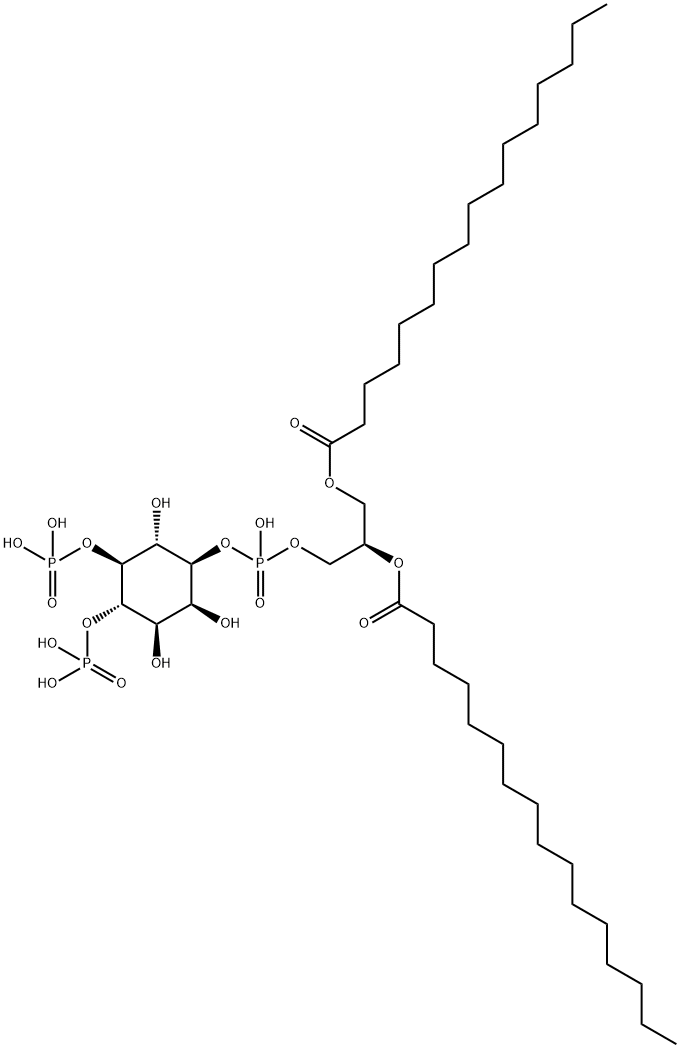 4,5-二磷酸磷脂酰肌醇 结构式