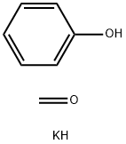 Formaldehyde, polymer with phenol, potassium salt Structure