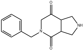 5-Benzyl-hexahydro-7aH-pyrrolo[3,4-c]pyridine-4,7-dione,1207176-19-9,结构式