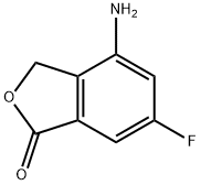 4-Amino-6-fluoro-3H-isobenzofuran-1-one Structure
