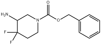 benzyl 3-aMino-4,4-difluoropiperidine-1-carboxylate Struktur