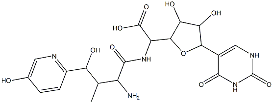 Nikkomycin pseudo-Z 化学構造式