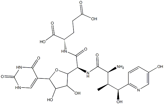 Nikkomycin pseudo-J 化学構造式