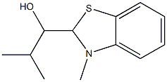 2-Benzothiazolemethanol,2,3-dihydro-3-methyl--alpha--(1-methylethyl)-(9CI) Struktur
