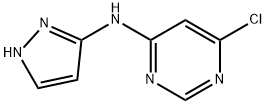 6-chloro-N-(1H-pyrazol-3-yl)pyrimidin-4-amine 化学構造式