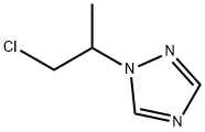 1-(2-chloro-1-methylethyl)-1H-1,2,4-triazole(SALTDATA: HCl) 结构式