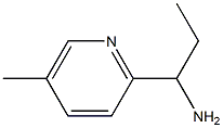 1-(5-methyl-2-pyridinyl)-1-propanamine(SALTDATA: 2HCl) Struktur