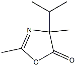 5(4H)-Oxazolone,2,4-dimethyl-4-(1-methylethyl)-(9CI) 化学構造式