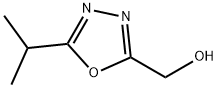 (5-异丙基-1,3,4-噁二唑-2-基)甲醇, 1211131-67-7, 结构式