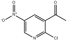 2-Chloro-5-nitro-3-pyridinylethanone Structure