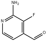 2-氨基-3-氟异烟醛 结构式