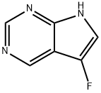 5-氟-7H-吡咯并[2,3-D]嘧啶,1211587-23-3,结构式