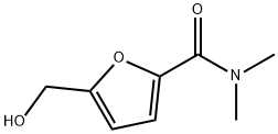 5-(hydroxymethyl)-N,N-dimethyl-2-furamide(SALTDATA: FREE) Struktur