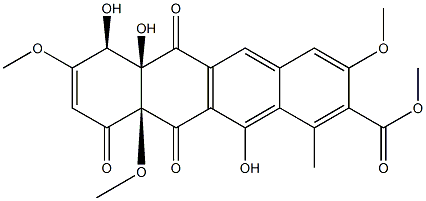 テトラセノマイシンX 化学構造式