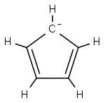 Cyclopentadienide Struktur