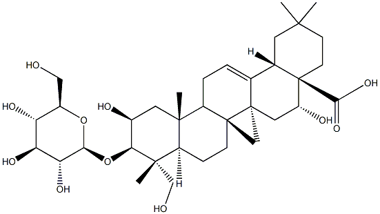 远志酸-3-O-Β-D-吡喃葡萄糖苷, 121368-52-3, 结构式