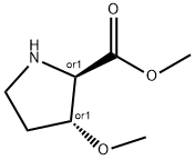 D-Proline, 3-methoxy-, methyl ester, (3R)-rel- (9CI) 化学構造式