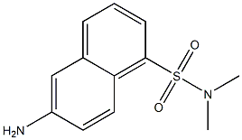 2-amino-5-naphthalene-(N,N-dimethyl)sulfonamide 化学構造式