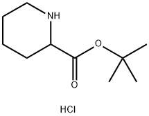 DL-2-Piperidinecarboxylic acid 1,1-dimethylethyl ester hydrochloride Structure